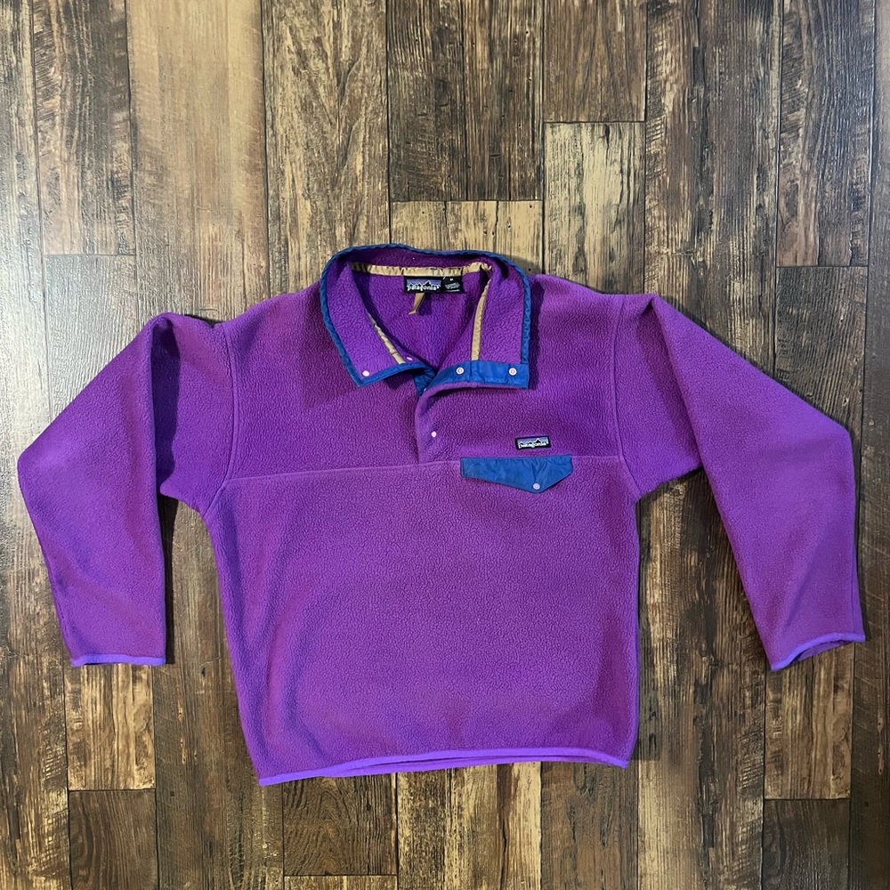 Vintage Patagonia fleece jacket half zip